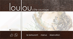 Desktop Screenshot of louloucotesauvage.com